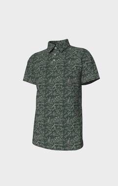 NEW SOUTHERN POINT CO. boy's pointer pattern performance polo in green